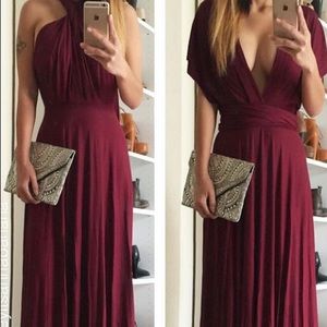 Lulu’s Multi-Way Jersey Maxi Dress!